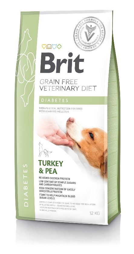 Brit Veterinary Diet Diabetes Turkey & Pea | Suikerziekte Hond VoerOnline