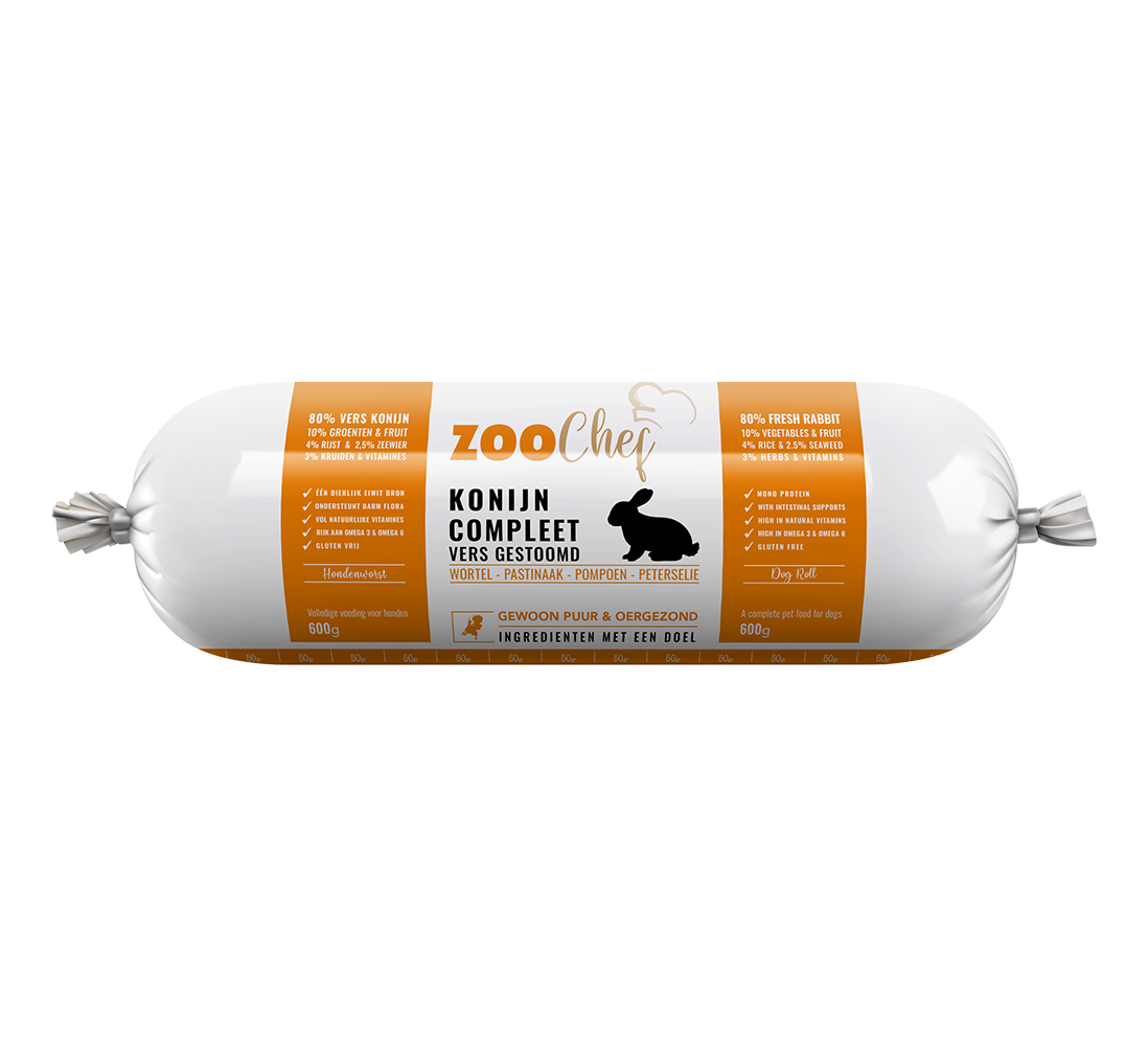 ZooChef Gestoomde Konijn