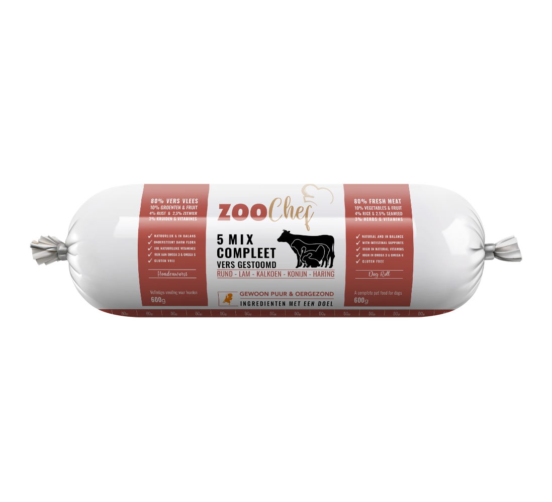 ZooChef Gestoomde 5 Mix