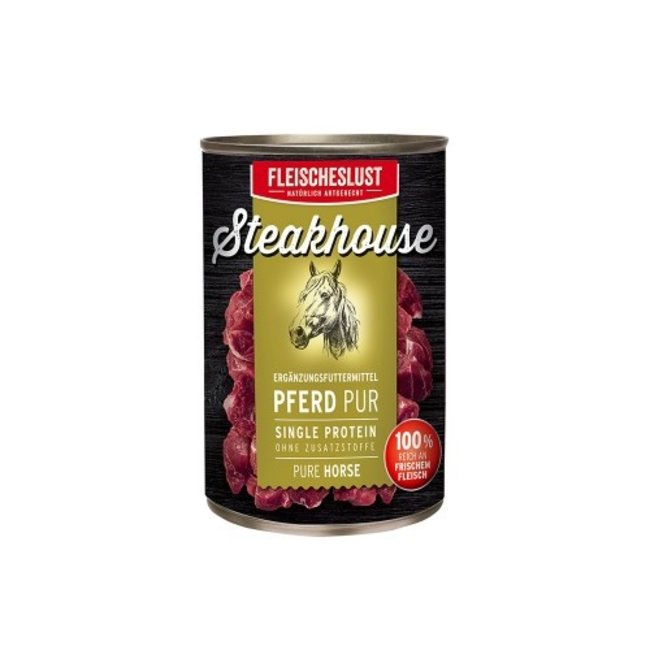 Steakhouse Blik Puur Paard 6 x 400g