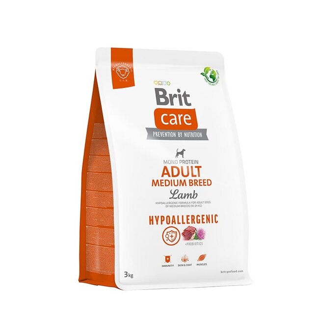 Brit Care - Dog - Hypoallergenic Adult Medium Breed - Lam