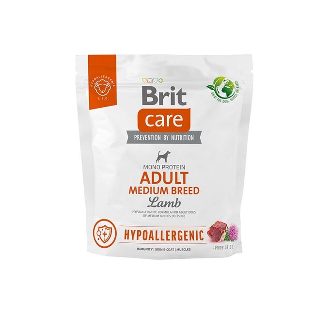 Brit Care - Dog - Hypoallergenic Adult Medium Breed - Lam