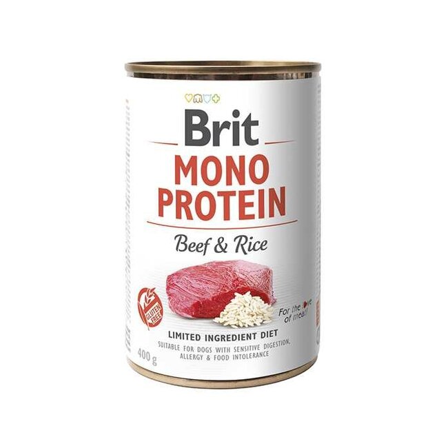 Brit Mono Protein Beef & Rice 6 x 400 gram