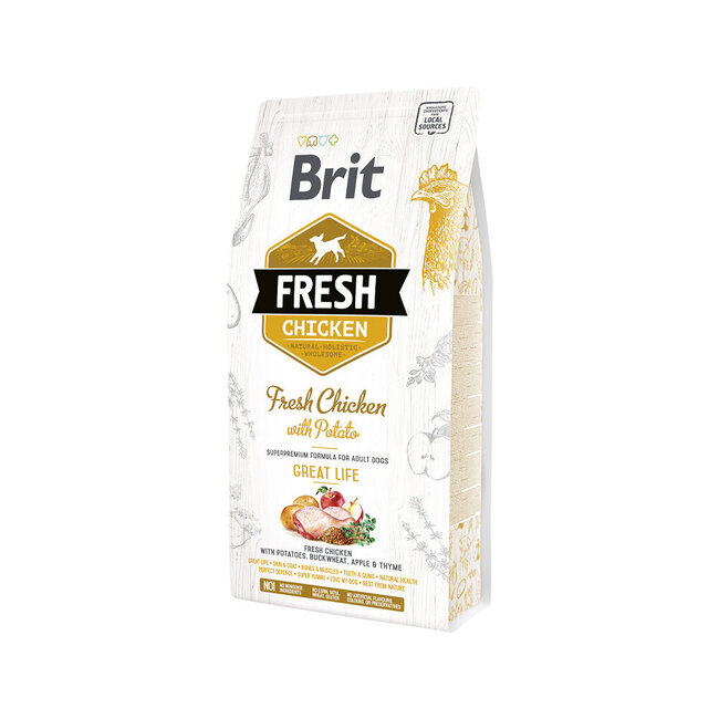 Brit Fresh Chicken with Potato - Adult