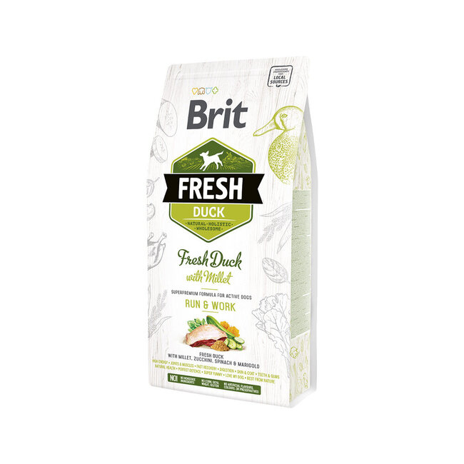 Brit Fresh Duck with Millet - Active Run & Work