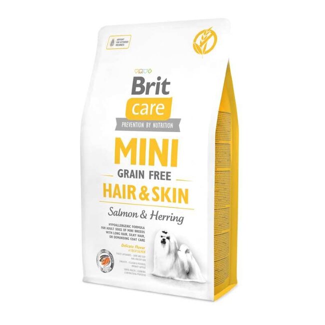 Brit Care Dog Mini - Hair & Skin