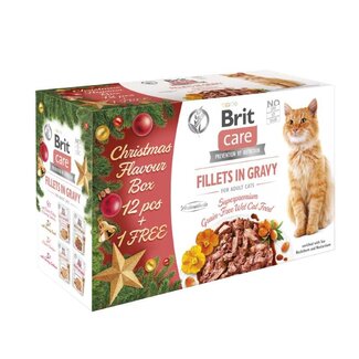 Brit Brit Care Cat Christmas Multipack 12 + 1 gratis