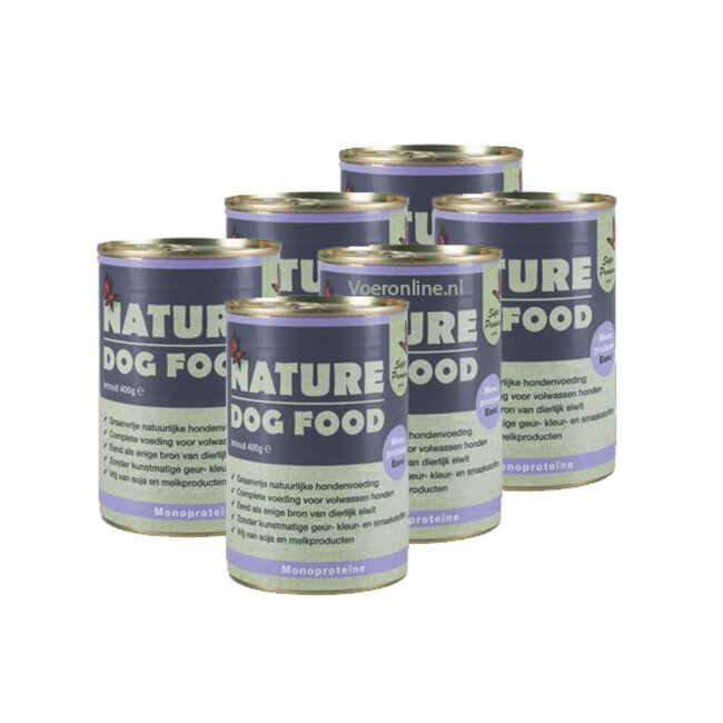 Nature Dog Food Natvoer - Monoproteïne - Eend 6 x 400g