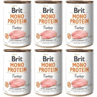 Brit Brit Mono Protein Turkey 6 x 400 gram