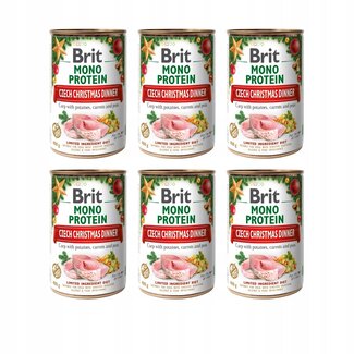 Brit Brit Mono Protein Christmas Dinner 6 x 400g