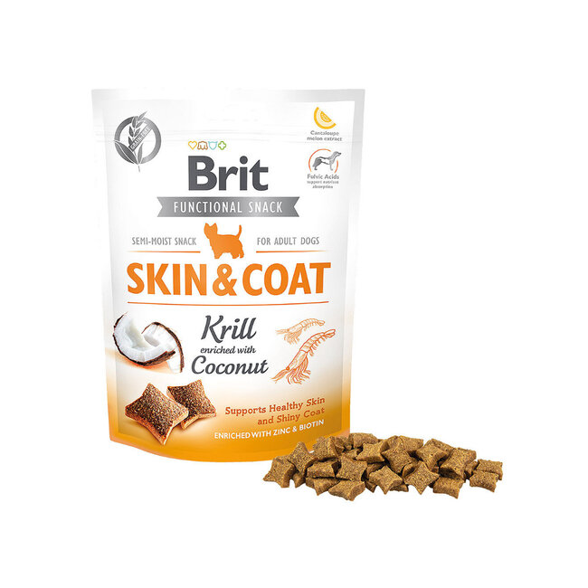 Brit Functional Snack – Skin & Coat Krill 150g