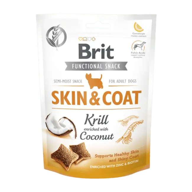 Brit Functional Snack – Skin & Coat Krill 150g