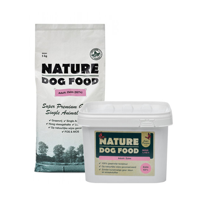 Nature Dog Food Zalm