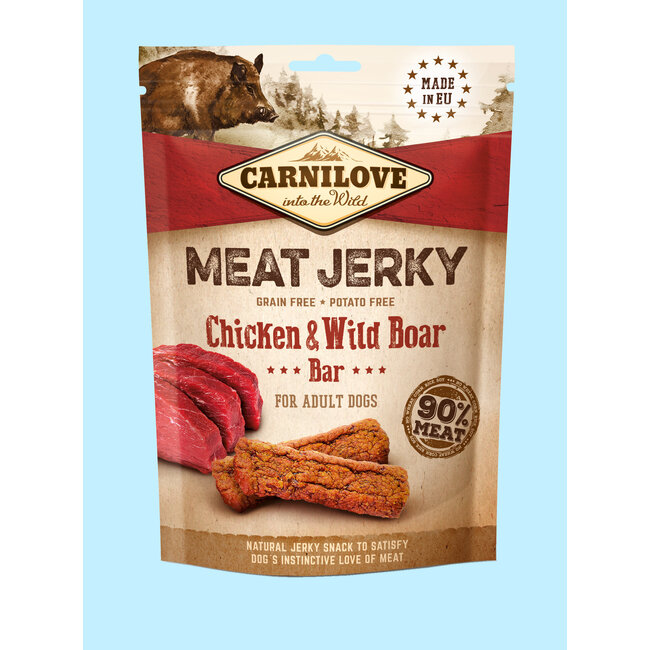 Carnilove Meat Jerky Chicken & Wild Boar Bar