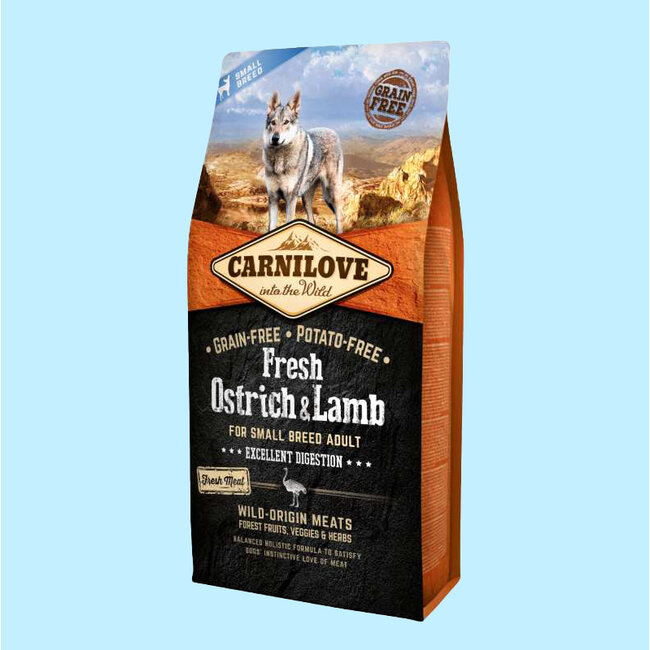 Carnilove Fresh Ostrich & Lamb for small dogs 6kg