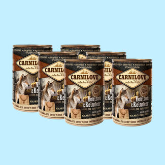 Carnilove Carnilove blikvoeding Hert & Rendier 6 x 400g