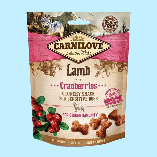 Carnilove Crunchy Snack Lamb with Cranberries 200gr