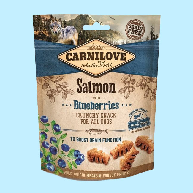 Carnilove Crunchy Snack Salmon with Blueberries 200gr