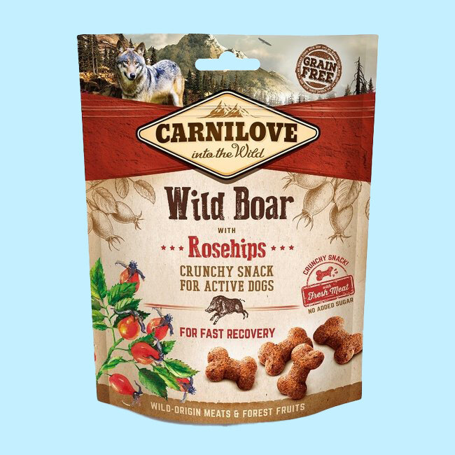 Carnilove Crunchy Snack Wild Boar with Rosehips 200gr