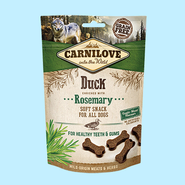 Carnilove Soft Snack Duck with Rosemary 200gr