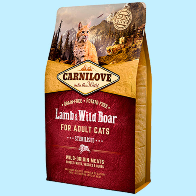 Carnilove Lamb & Wild boar Sterilised 2 kg