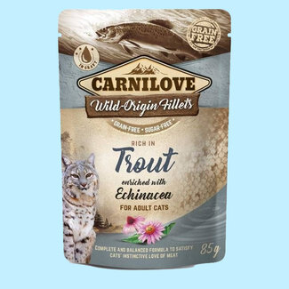 Carnilove Carnilove pouch voor de kat - Forel Carnilove Carnilove pouch voor de kat - Forel