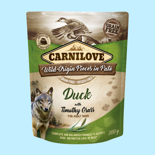 Carnilove Paté Duck with Timothy Grass 300g