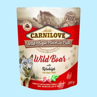 Carnilove Carnilove Paté Wild Boar with Rosehips 300g