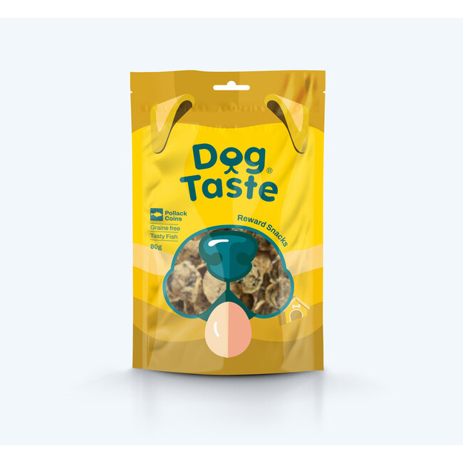 DogTaste snack Pollack Coins 80g