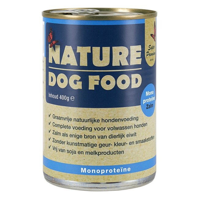 Nature Dog Food Natvoer Zalm 6 x 400 gr