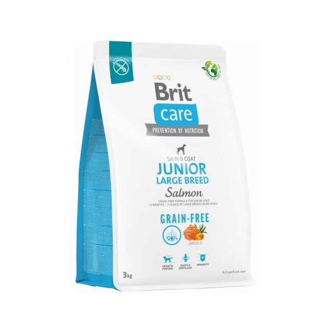 Brit Care Dog Grain-free Junior Large Breed - Zalm