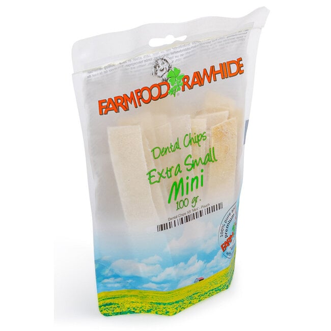 Farm Food Rawhide Dental Chips extra small mini