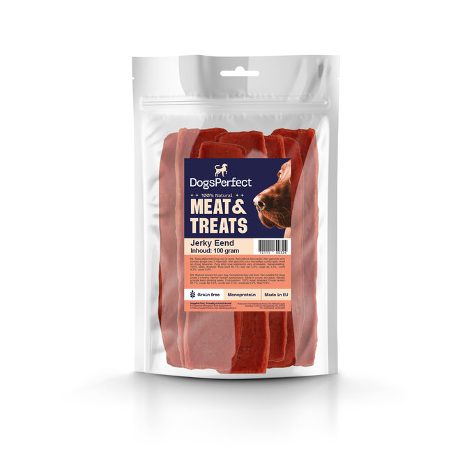 DogsPerfect Jerky Eend 100gr