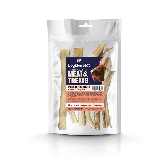 DogsPerfect Paardenkophuid 200gr