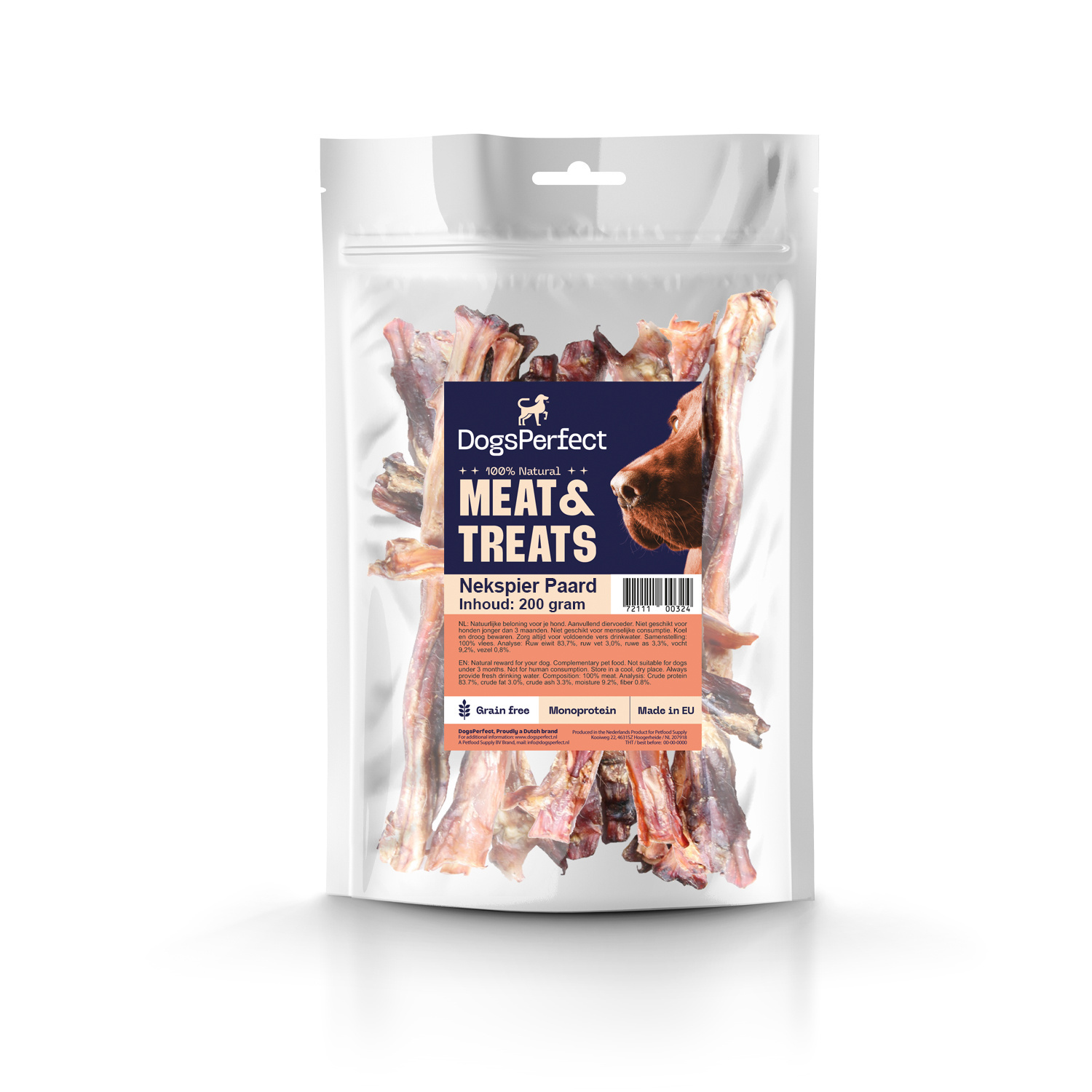 DogsPerfect Nekspier Paard 200gr
