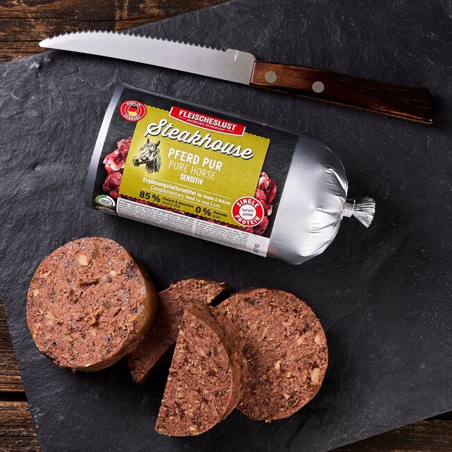 Steakhouse Worst Puur Paard 500gr