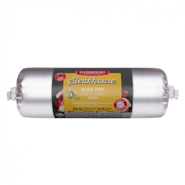 Steakhouse Worst Puur Kip 500gr