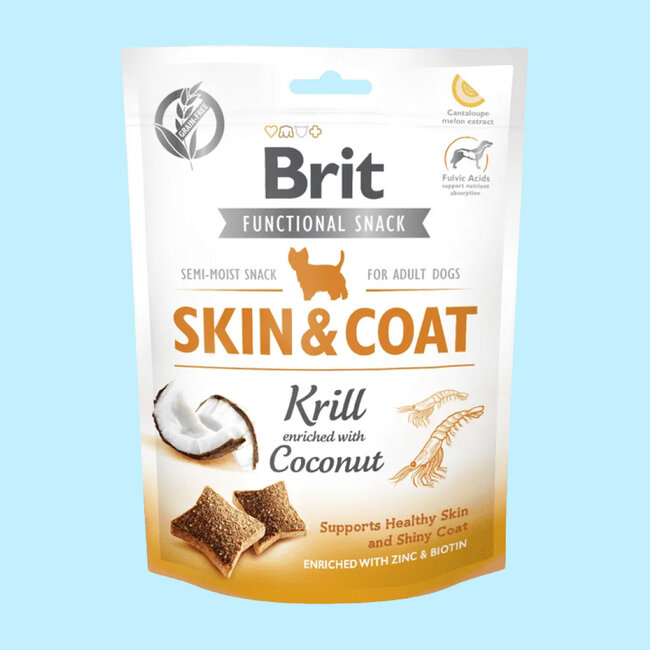 Brit Functional Snack – Skin & Coat Krill 150g