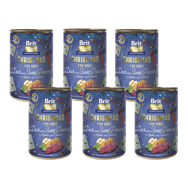 Brit Mono Protein Christmas Dinner 6 x 400g