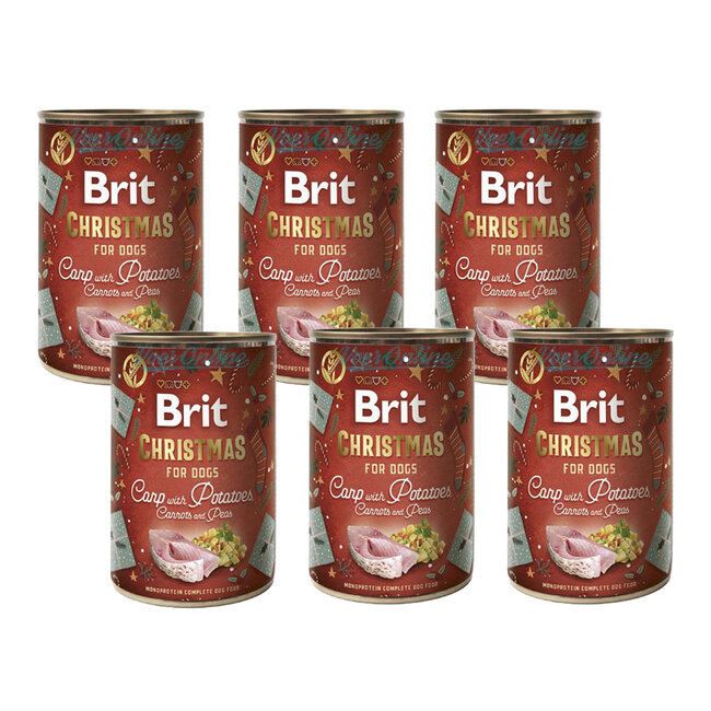 Brit Mono Protein Christmas Dinner 6 x 400g