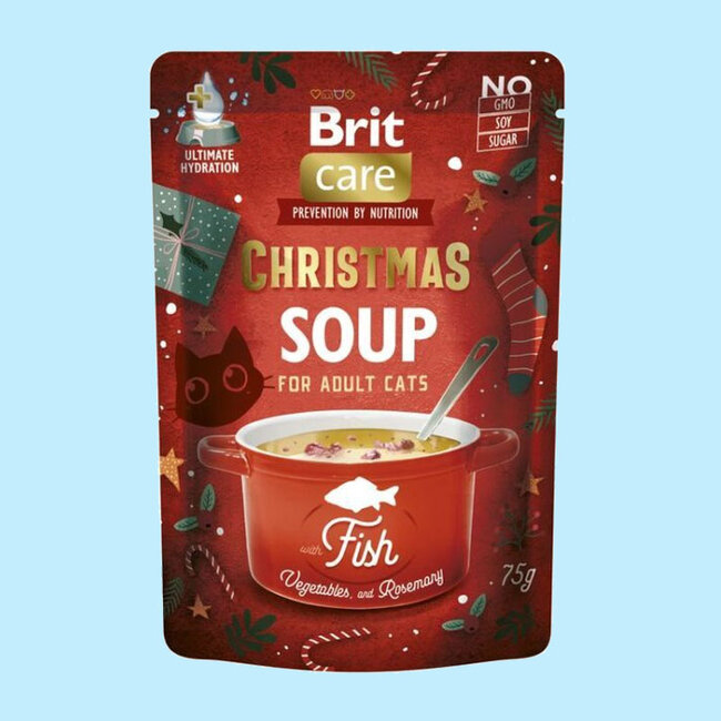 Brit Care Cat Soup Christmas Fish 75gr