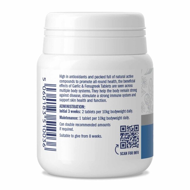 Dorwest Garlic & Fenugreek Tablets