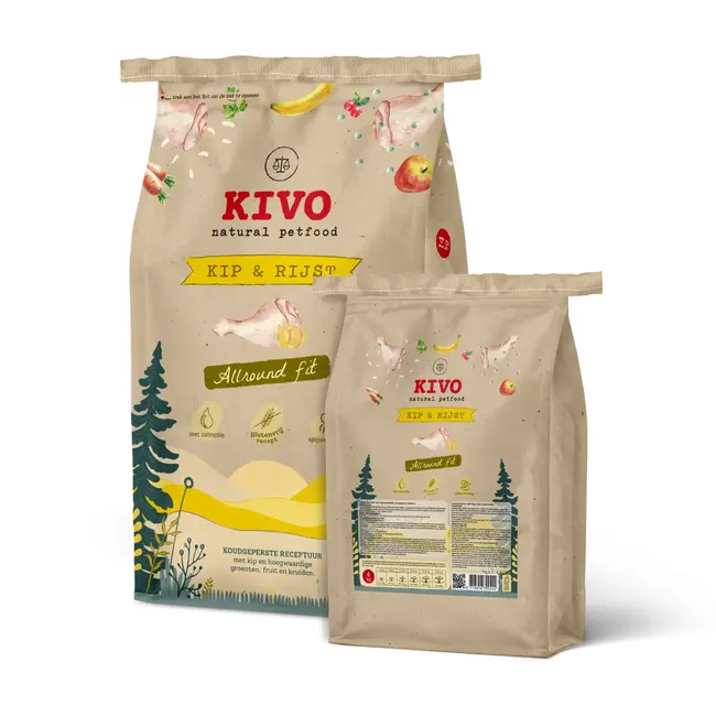 Kivo Kip & Rijst, Allround Fitj 14 kg