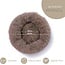 Donut hondenmand beige – ronde pluche hondenmand