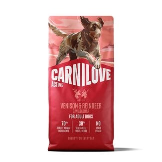 Carnilove Carnilove Active Dog Venison, Reindeer & Wild Boar Adult
