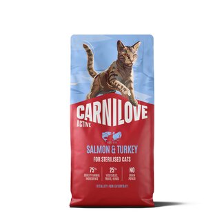 Carnilove Carnilove Active Cat Salmon & Turkey Sterilised Adult