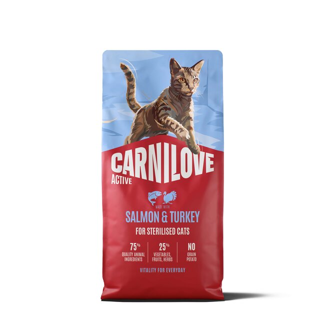 Carnilove Active Cat Salmon & Turkey Sterilised Adult