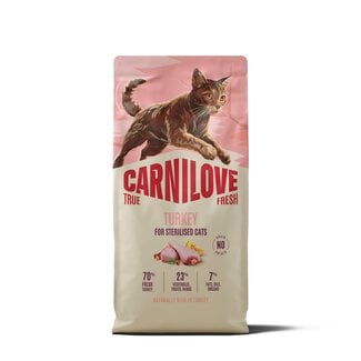 Carnilove Carnilove True Fresh Cat Turkey Sterilised Adult