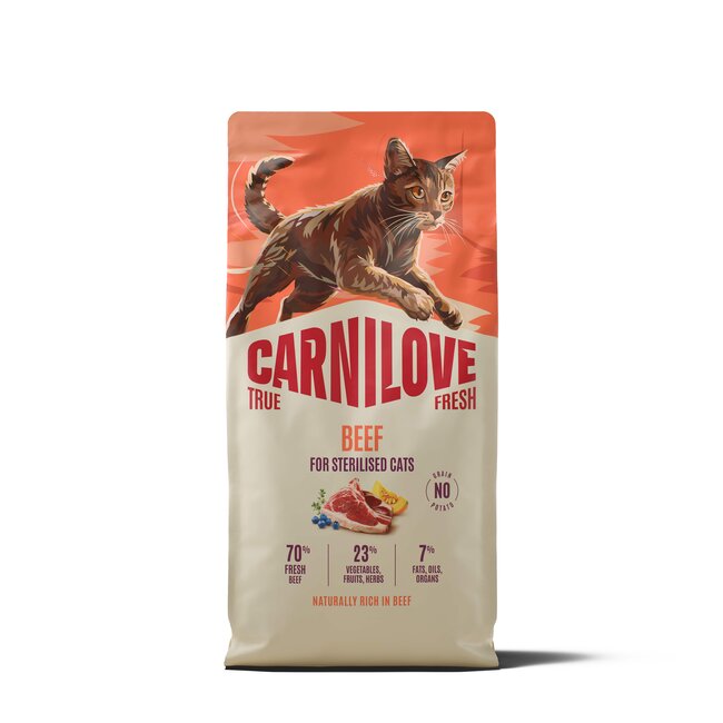 Carnilove True Fresh Cat Beef Sterilised Adult