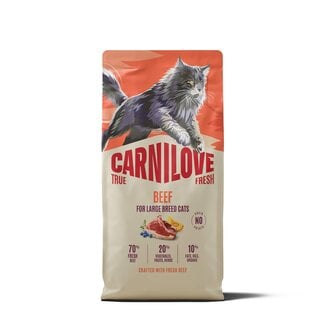 Carnilove Carnilove True Fresh Cat Beef Adult Large Breed